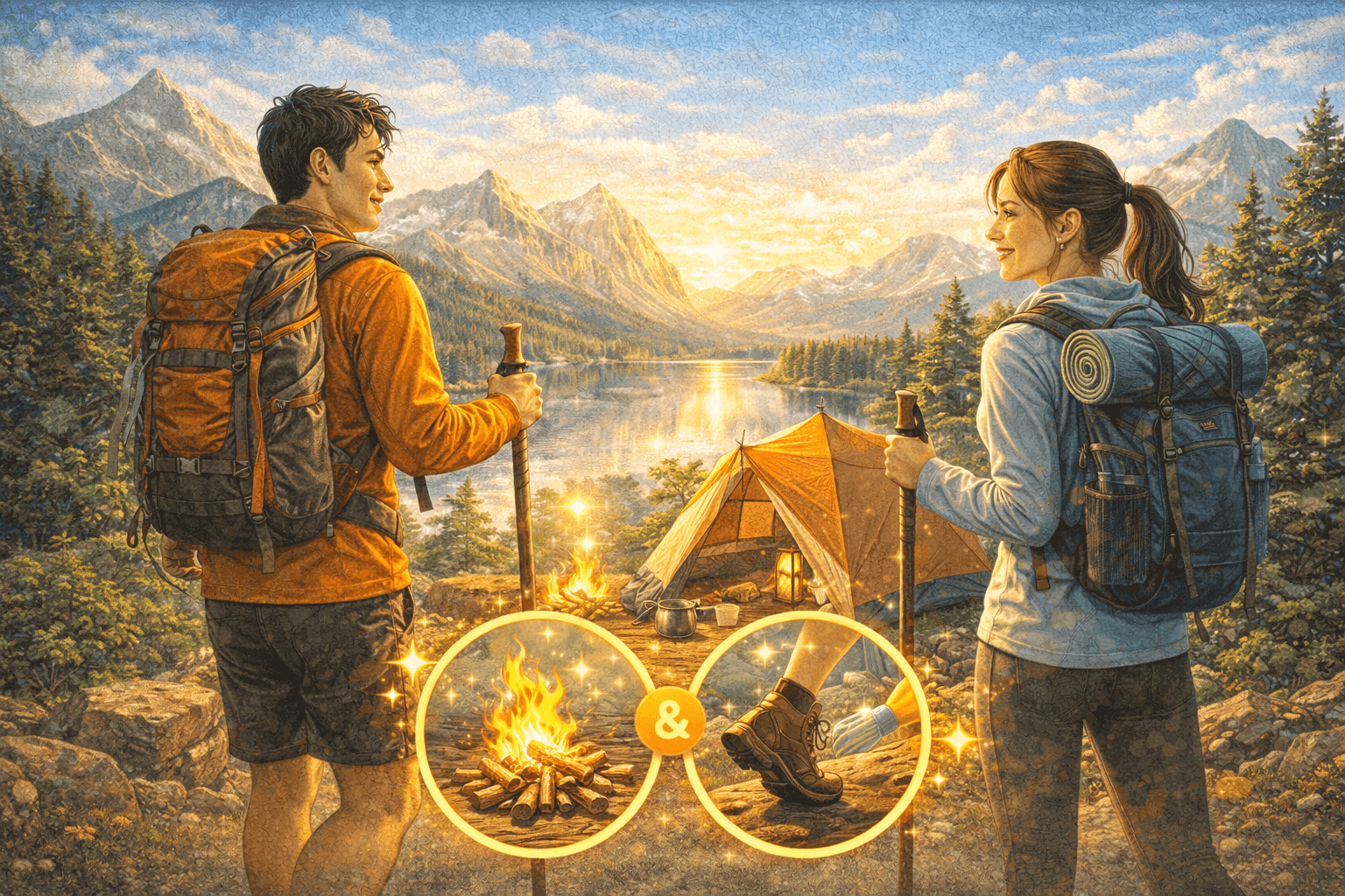 자연 속에서의 힐링: 캠핑과 트레킹