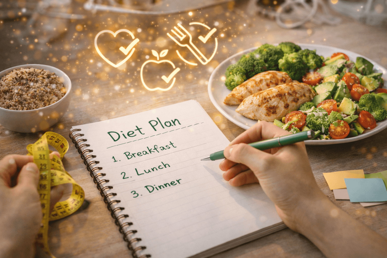 다이어트 식단 계획 세우기