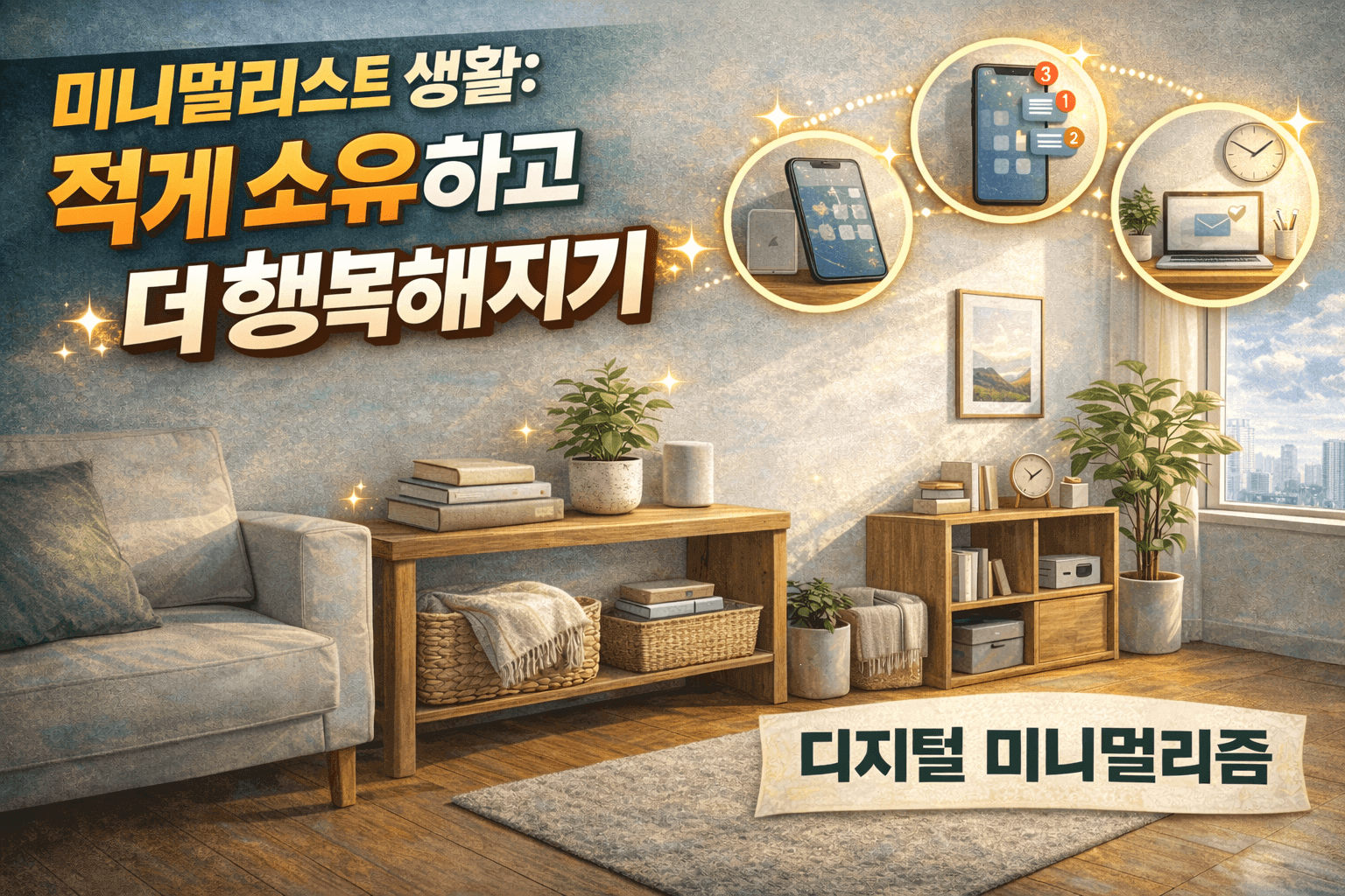 미니멀리스트 생활: 적게 소유하고 더 행복해지기