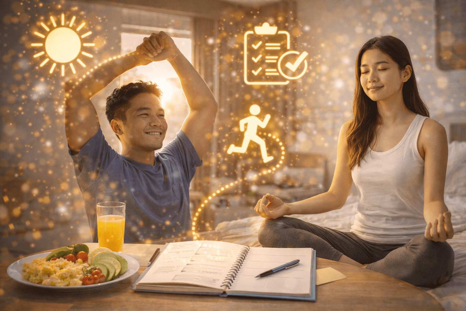 성공한 사람들의 아침 루틴: 하루를 잘 여는 법